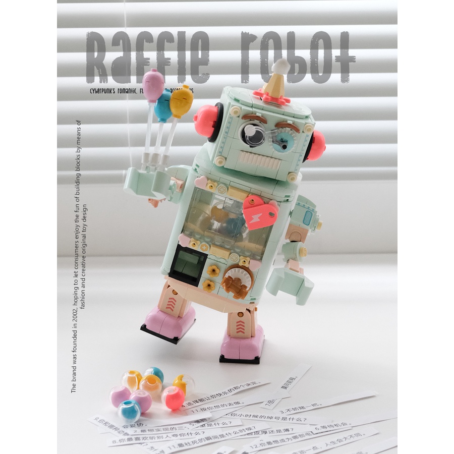 Đồ Chơi Robot Lắp Ráp DIY Hình Máy Móc Sáng Tạo Giáo Dục Cho Bé JK8218