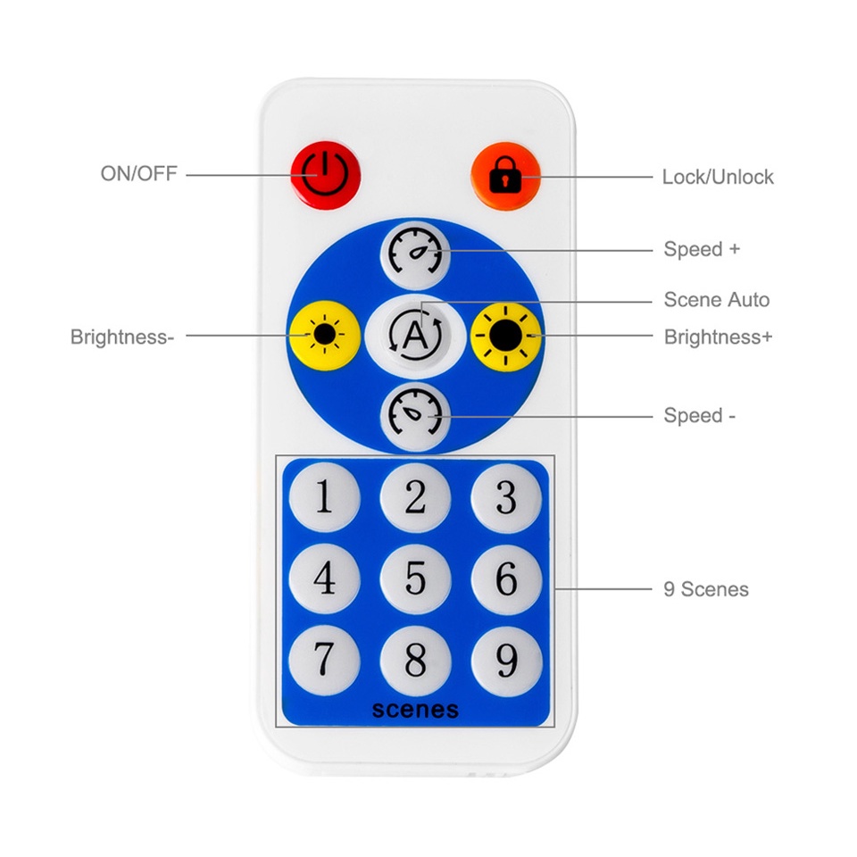 Bộ Điều Khiển Âm Thanh Xnbada SP602E 4 CH WS2812B WS2811 WS2815 LED Kết Nối Bluetooth IOS Android DC5V-24V