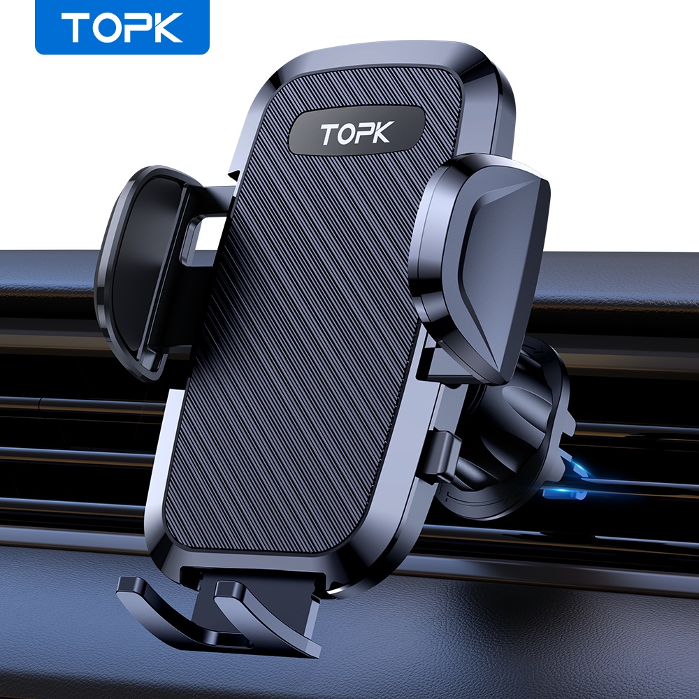 TOPK Giá Đỡ Điện Thoại D36 Xoay 360 Độ Kẹp Điều Hòa Xe Hơi° Giá Đỡ Điện Thoại Có Thể Xoay Vòng Tiện Dụng | BigBuy360 - bigbuy360.vn