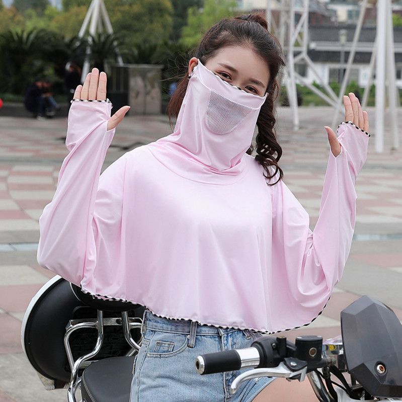 ✬Găng Tay Chống Nắng Tiện Lợi Chất Lượng✬Hàng Mới Về Áo Sơ Mi Chống Nắng Tay Dài Vải Voan Thời Trang Mùa Hè Dành Cho Nữ