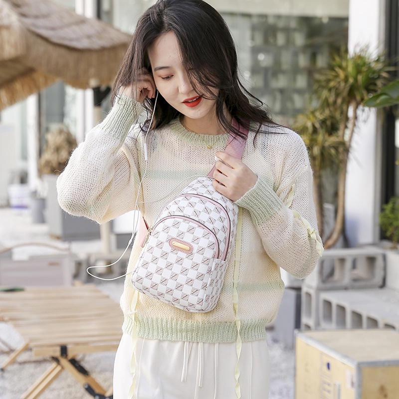 Túi Đeo Chéo Da Mềm Siêu Nhẹ Chống Trộm Phong Cách Hàn Quốc Cho Nữ