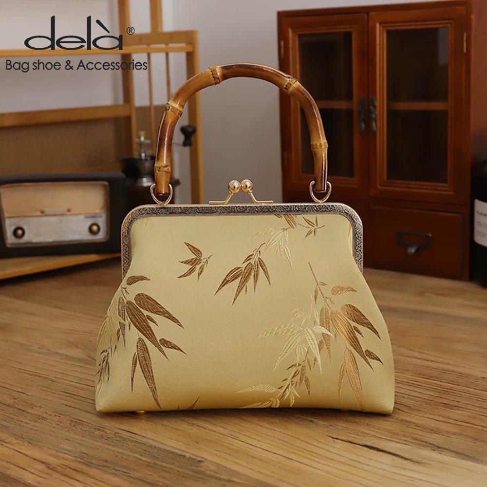 Dela Túi Xách Tay Thiết Kế Thanh Lịch Phong Cách Trung Hoa