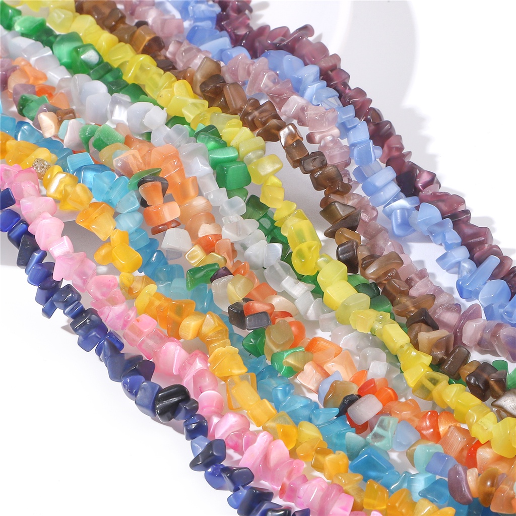 Chuỗi Hạt Đá Opal 4-9mm 80cm Tự Làm Đồ Trang Sức