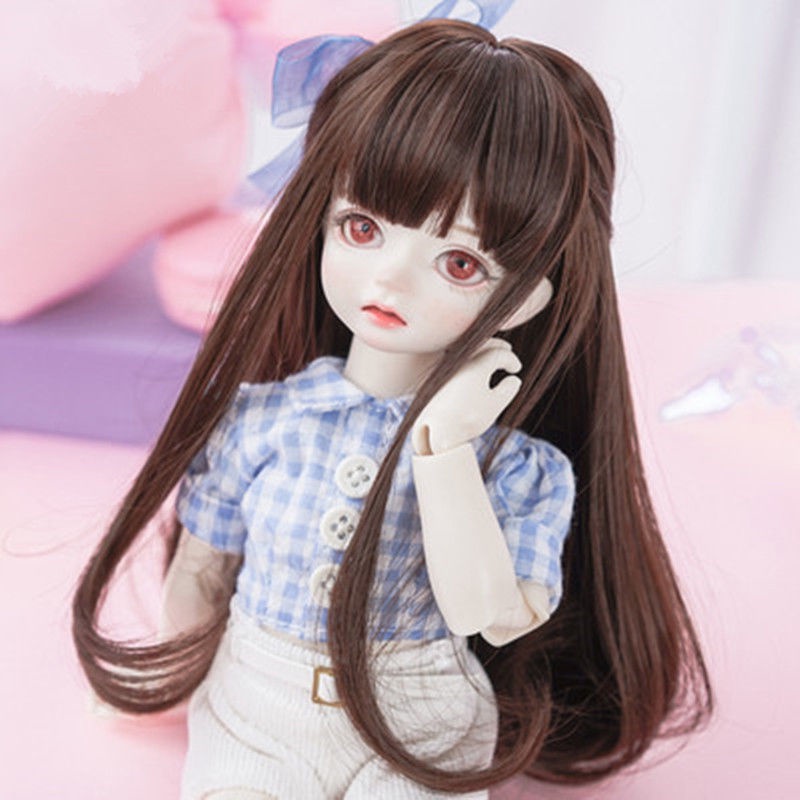 Bộ Tóc Giả Xoăn Dài 346 Điểm Cho Búp Bê BJD 346 bang2.17