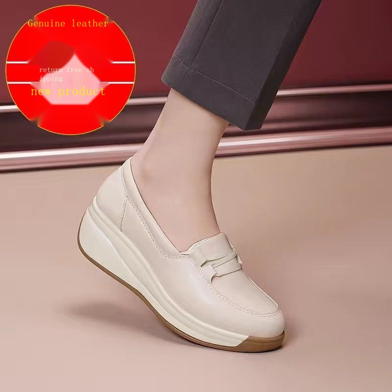 Giày Lười Da Thật Đế Mềm Chống Trượt Thoải Mái Thời Trang Mùa Xuân 2023