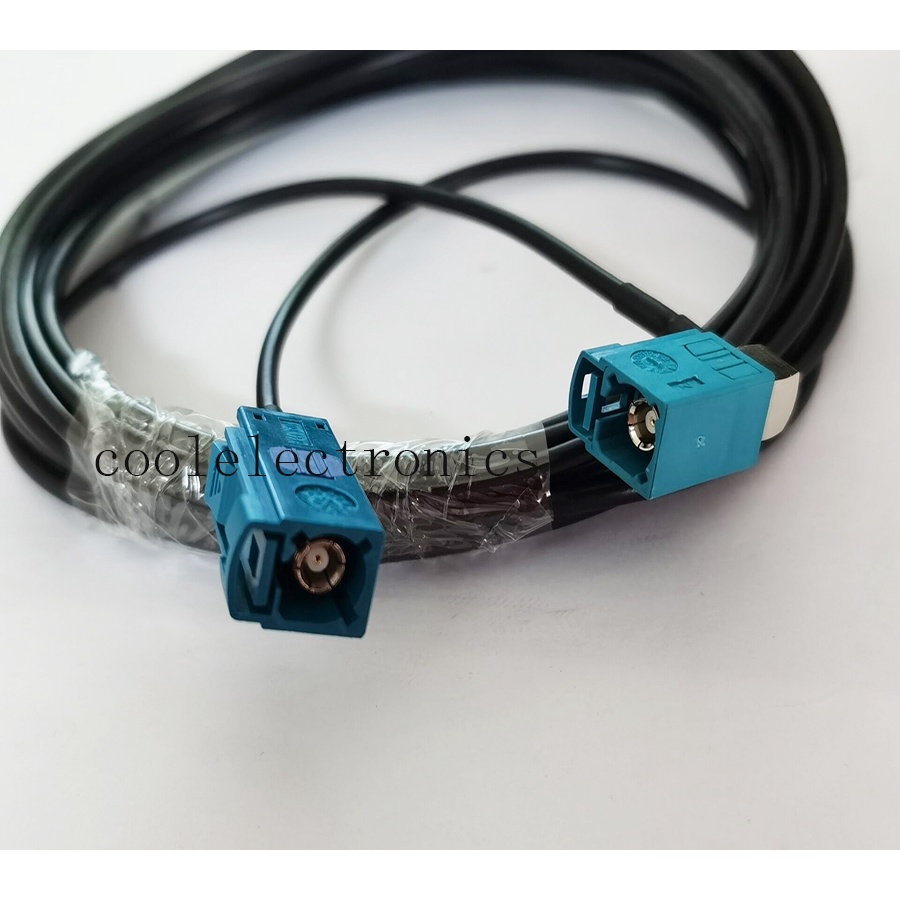 Cáp Ăng Ten Fakra Z Mở Rộng Góc Phải Với Fakra Z SMB Lỗ Cắm Sang Cáp Định Vị GPS RG174 50ohm 50cm 1m 2m 3m 5m 10m