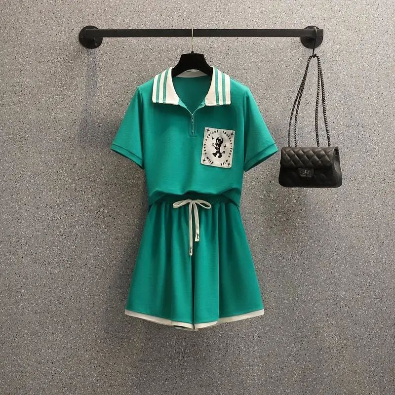 Set Đồ Thể Thao Plus Size Thời Trang Mùa Hè 2023 Cho Nữ