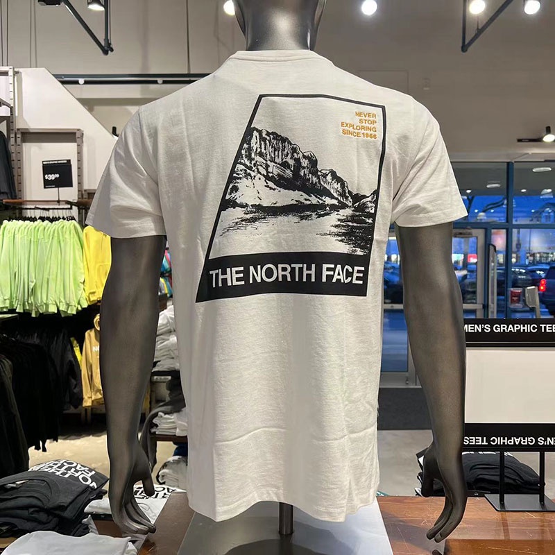 Áo Thun Tay Ngắn In Thương Hiệu TheNorthFace Thời Trang Mới Cho Nam Và Nữ