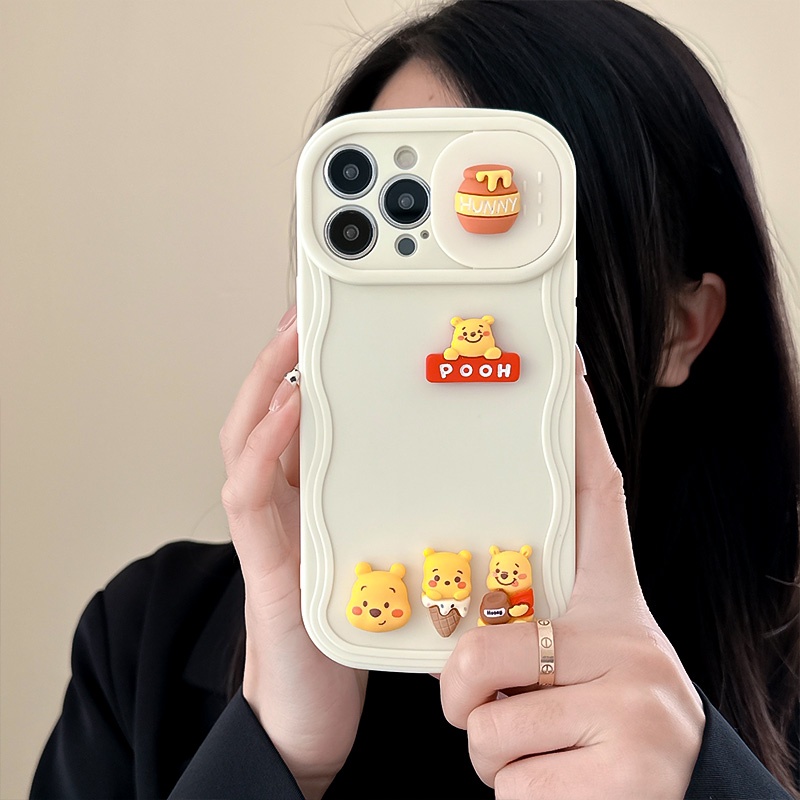 Ốp Điện Thoại Kiểu Vali Họa Tiết Gấu Nâu Cho iPhone 12 13 11 PRO MAX XR 11 12 PRO X XS MAX