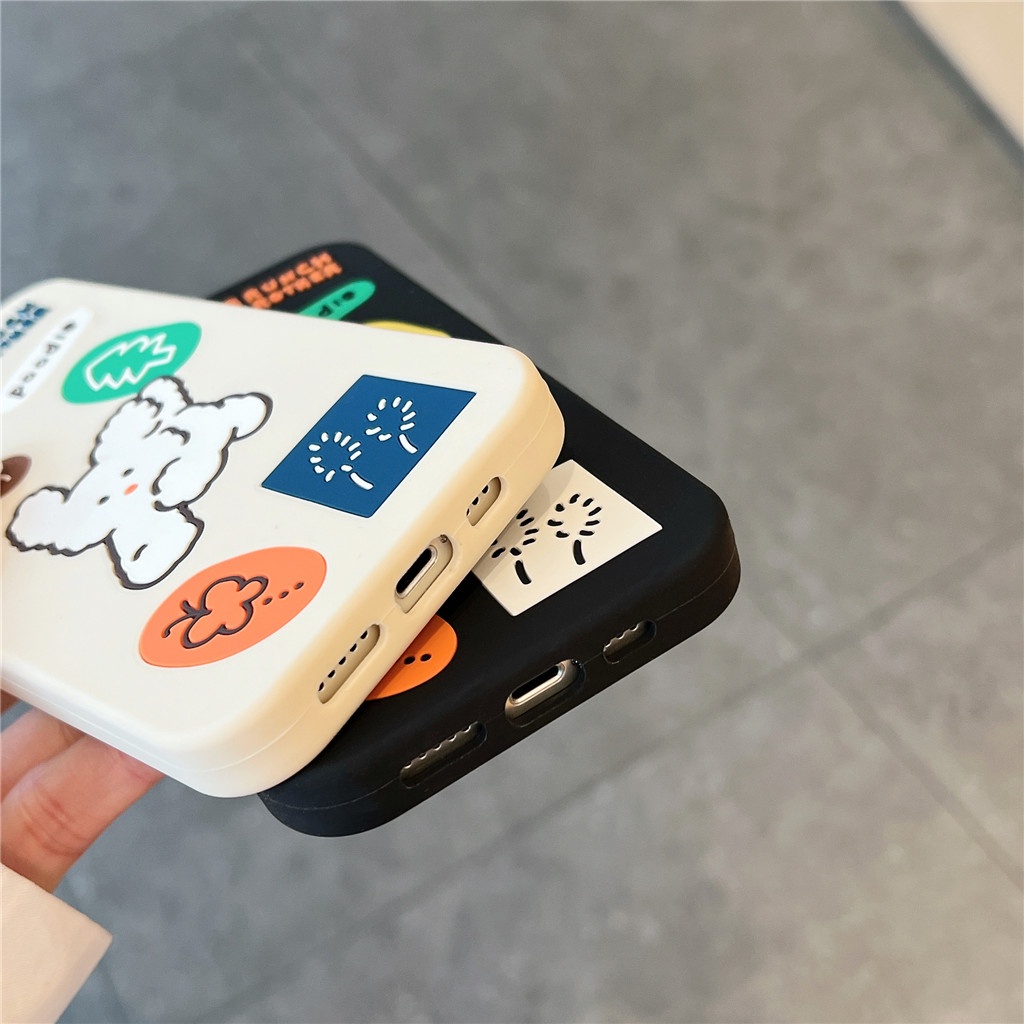 Ốp Điện Thoại Silicone Mềm Ba Chiều Cho iphone Case 14 Pro Max 14 Pro 13 Pro Max 12 Pro Max