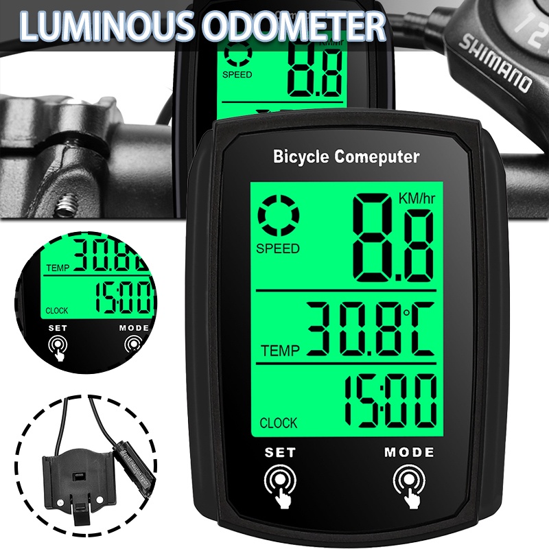 Hàng Có Sẵn!!!! Hàng Có Sẵn!!! Đồng Hồ Đo Tốc Độ GPS Không Dây Chống Thấm Nước Cho Xe Đạp Địa Hình
