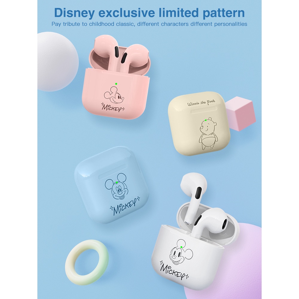 Disney FX-951B Tai nghe Bluetooth không dây âm thanh hifi có micro màn hình hd