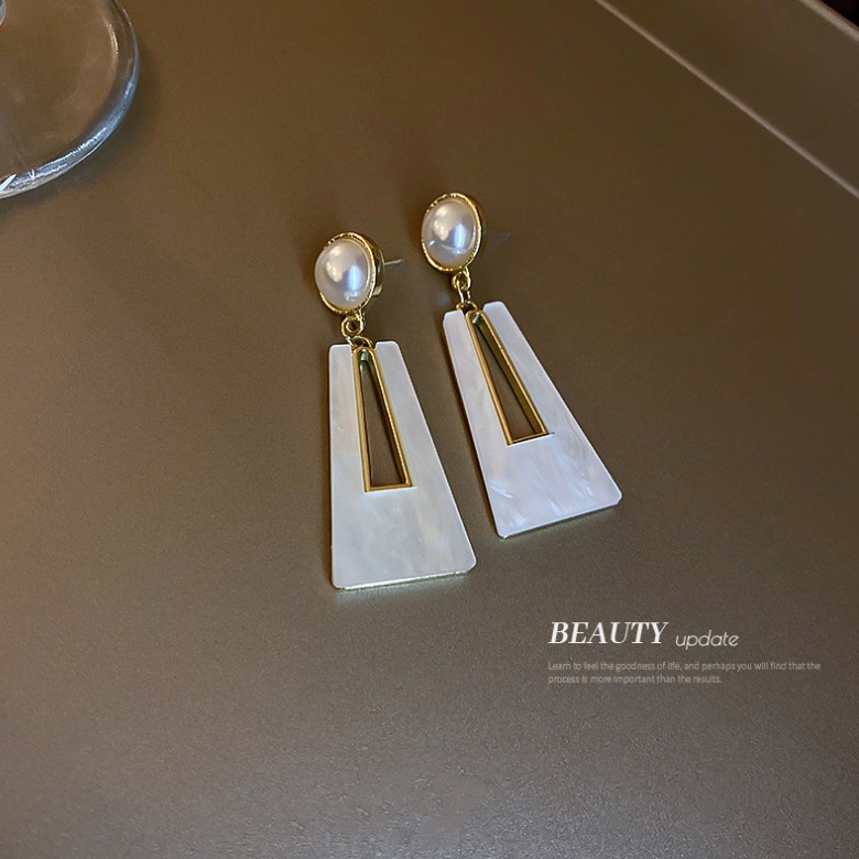 Bông Tai Hình Học Bằng Acrylic Thời Trang Sang Trọng Cho Nữ / Khuyên Tai