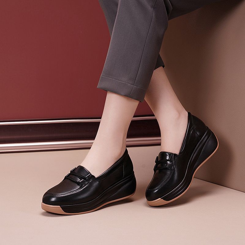 Giày Lười Da Thật Đế Mềm Chống Trượt Thoải Mái Thời Trang Mùa Xuân 2023