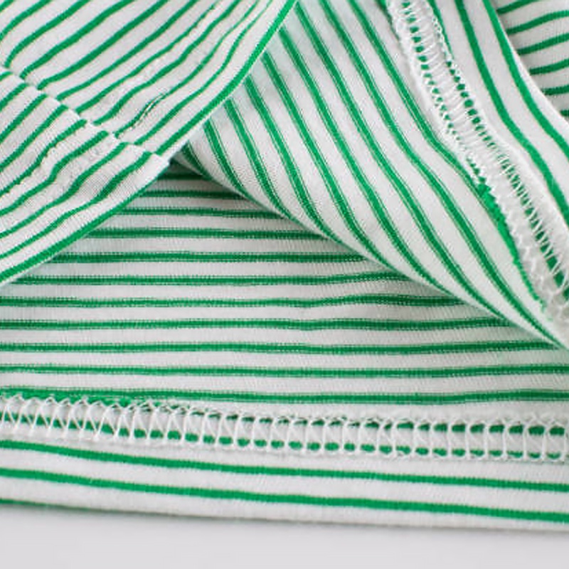 [THOMAS KIDS] Áo Thun Cotton Cổ Tròn Tay Ngắn Họa Tiết Kẻ Sọc Màu Sắc Kẹo Ngọt Xinh Xắn Cho Bé 1-10 Tuổi