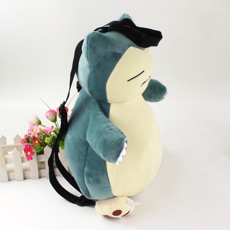 Ba Lô Bông Hoạt Hình Pokemon Snorlax Kawaii 45cm Đa Chức Năng Làm Quà Tặng Cho Trẻ Em