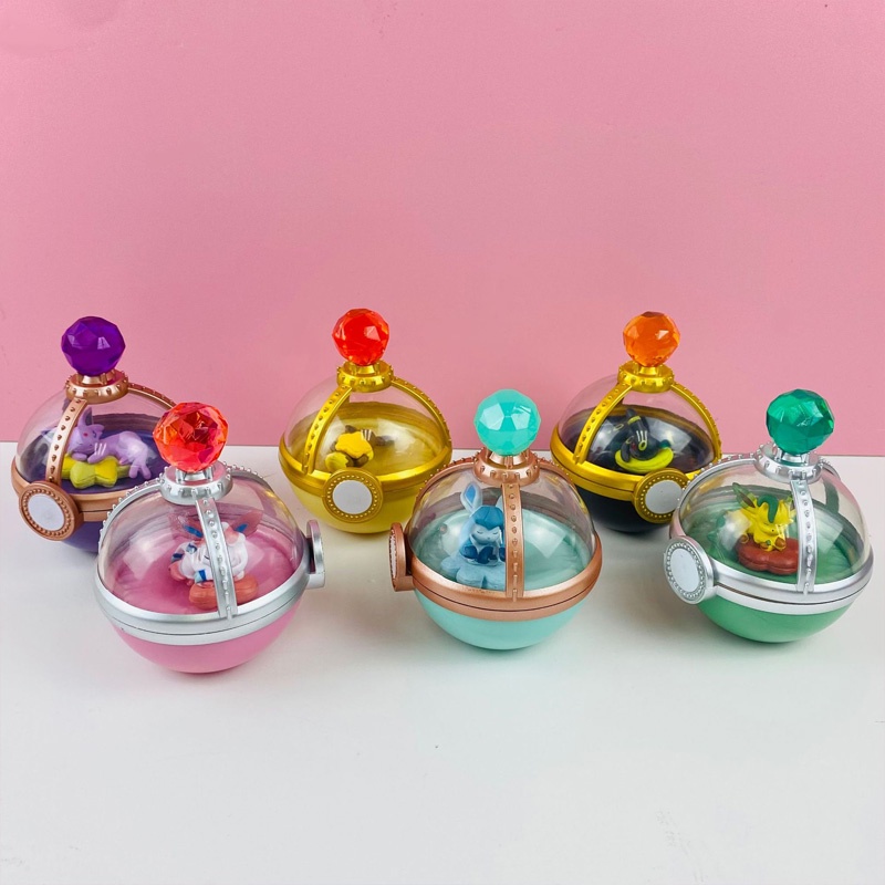 Set 6 Mô Hình Đồ Chơi Nhân Vật Trong Phim Hoạt Hình "Sleep Eevee Pikachu"