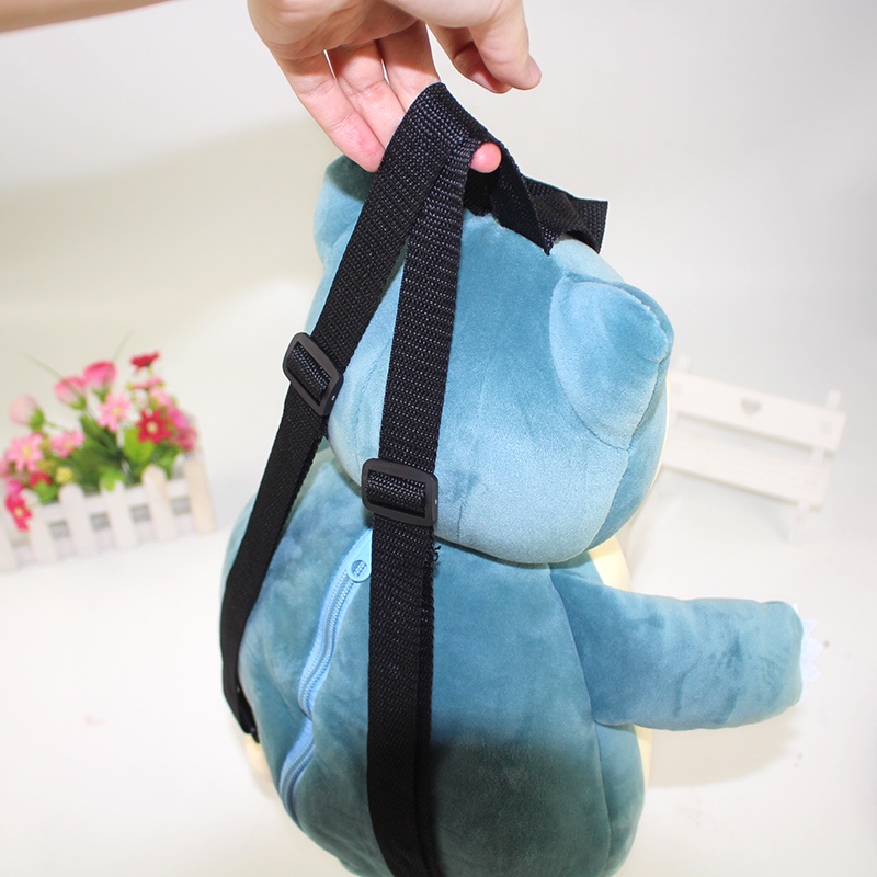 Ba Lô Bông Hoạt Hình Pokemon Snorlax Kawaii 45cm Đa Chức Năng Làm Quà Tặng Cho Trẻ Em