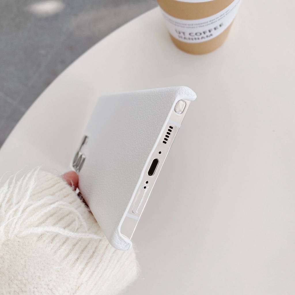 Ốp Điện Thoại Kết Cấu Da Cao Cấp Phong Cách Vintage Cho Samsung Galaxy S23 Ultra S22 Plus S21 S20 Note 20