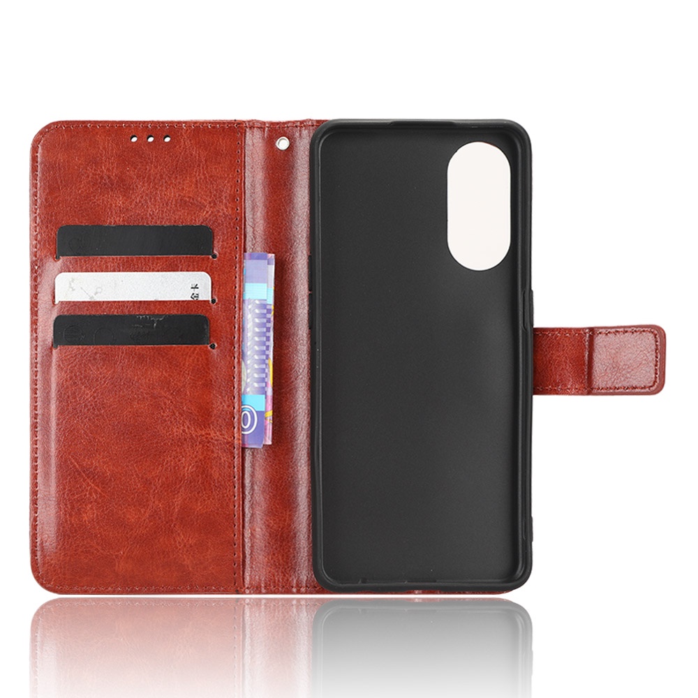 Bao Da Điện Thoại PU Nắp Gập Từ Tính Tích Hợp Giá Đỡ Cho OPPO Reno 8T 4G Reno 8T 4G