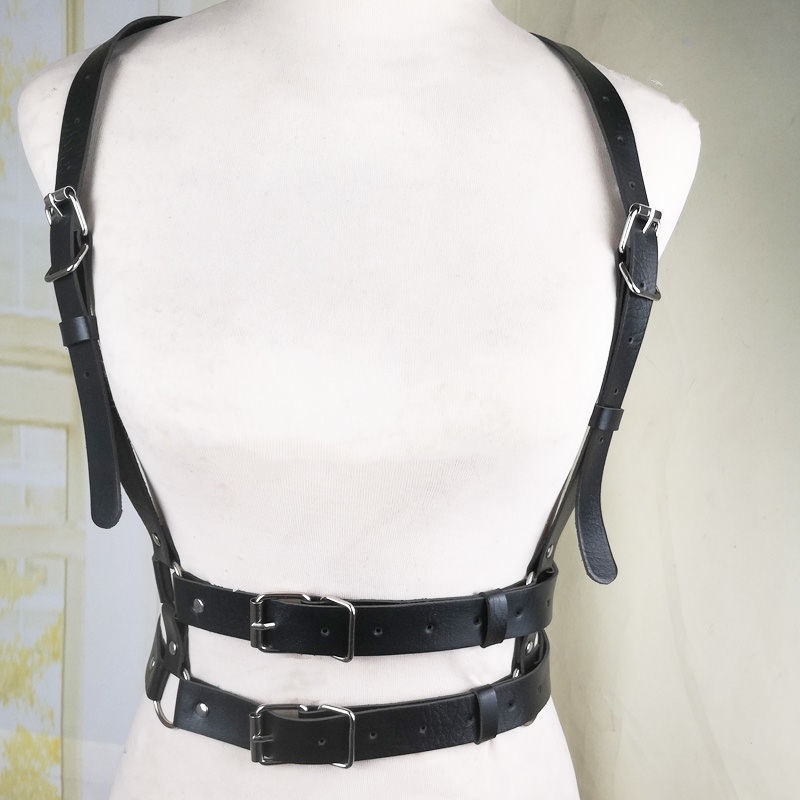 Áo Khoác Vest Có Dây Đeo Vai Phong Cách punk Cá Tính Cho Cả Nam Và Nữ