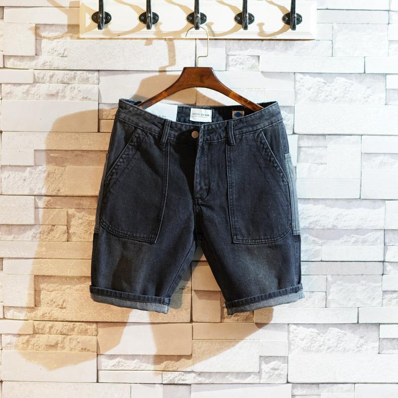 Quần Short Denim Màu Sắc Thời Trang Phong Cách Hàn Quốc Cho Nam