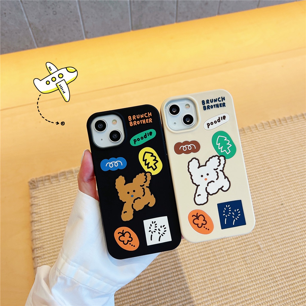 Ốp Điện Thoại Silicone Mềm Ba Chiều Cho iphone Case 14 Pro Max 14 Pro 13 Pro Max 12 Pro Max