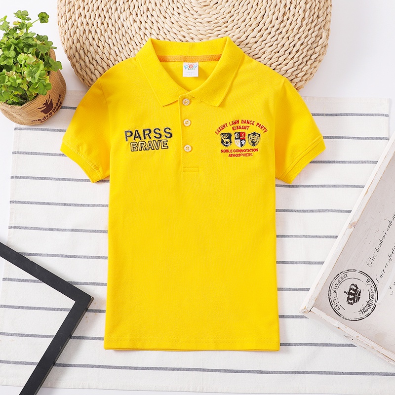 Áo polo Chất Liệu 100% Cotton Cao Cấp Thời Trang Dành Cho Bé Trai