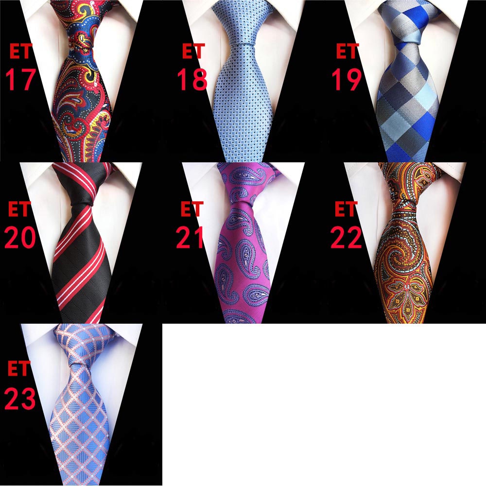 Cà Vạt 8CM Họa Tiết Sọc Thời Trang Lịch Lãm Cho Nam