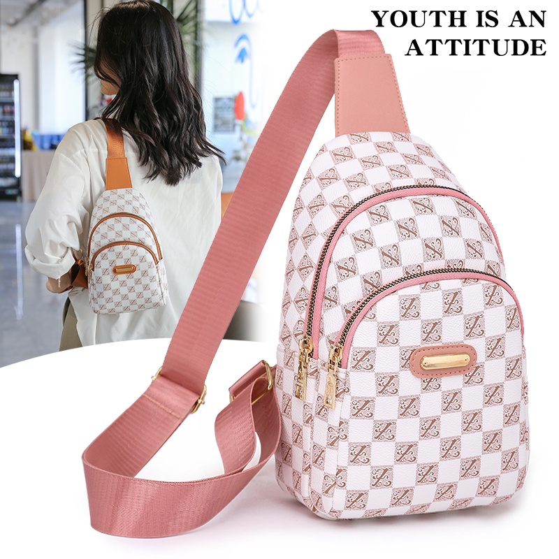 Túi Đeo Chéo Da Mềm Siêu Nhẹ Chống Trộm Phong Cách Hàn Quốc Cho Nữ