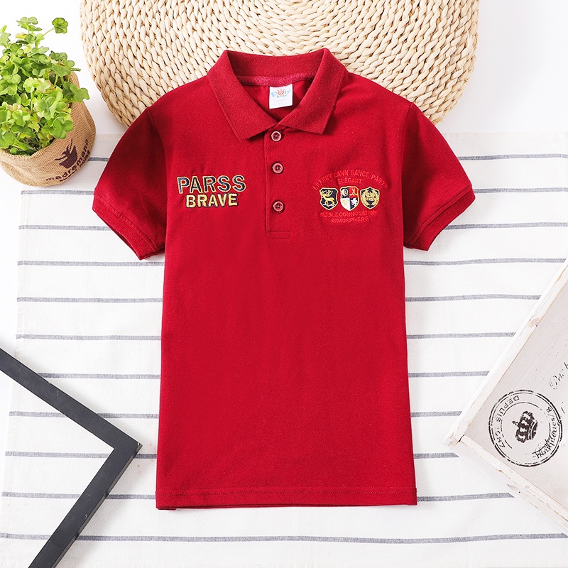 Áo polo Chất Liệu 100% Cotton Cao Cấp Thời Trang Dành Cho Bé Trai