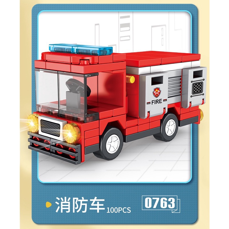 Bộ Đồ Chơi Lắp Ráp Lego Xe Công Trường Cho Bé