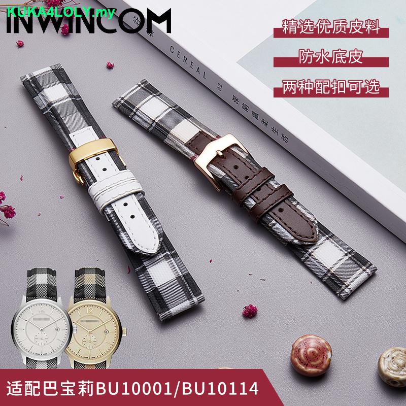Dây Đeo Họa Tiết Kẻ Sọc Phù Hợp Cho Đồng Hồ BURBERRY BU10114 BU10001 14 20 0228