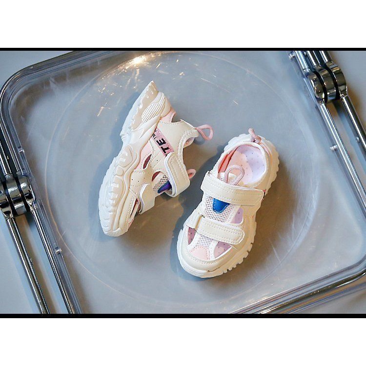 Xăng đan Lưới Thoáng Khí Đế Mềm Cỡ Vừa Và Lớn Thời Trang Mùa Hè Cho Bé Gái