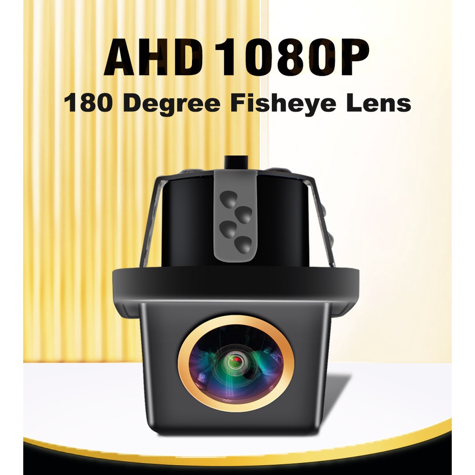 Camera Lùi Xe Thông Minh Góc Rộng 180 Độ 1080p Hỗ Trợ Tầm Nhìn Ban Đêm dvd