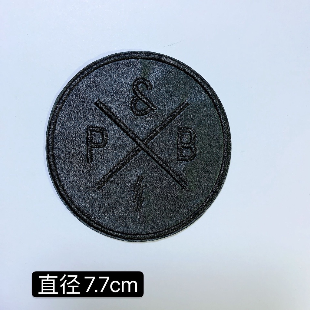 Miếng Da Dán Ủi Lên Ba Lô Và Quần Jean Màu Đen Thêu Họa Tiết Thời Trang DIY