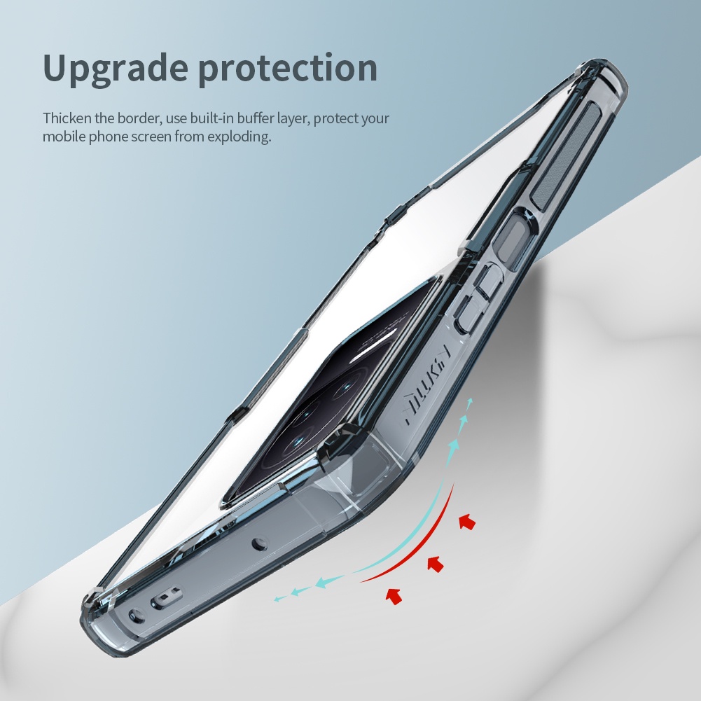 Ốp Điện Thoại Nillkin Bằng PC Thiên Nhiên Chống Sốc Cho Redmi K50 Ultra / Redmi K50 Pro / K50 / K40S / Xiaomi 12T Pro / Poco F4 5G