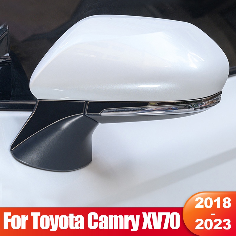 Khung Dán Kính Chiếu Hậu Bằng Thép Không Gỉ Cho toyota camry 70 xv70 2018 2019 2020 2021 2022 2023