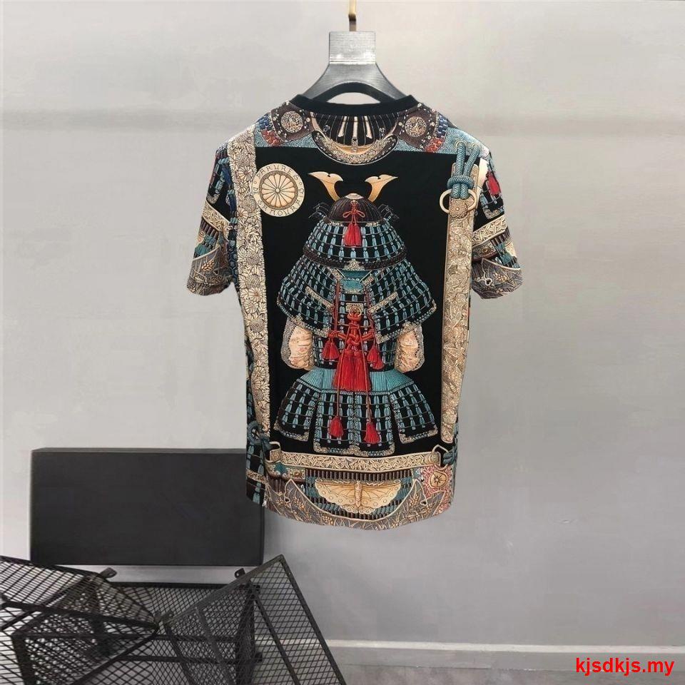 Áo Thun Tay Ngắn Cổ Tròn In Hình Nhân Vật Hoàng Cung Phong Cách Âu Mỹ Thời Trang Mùa Hè Cho Nam