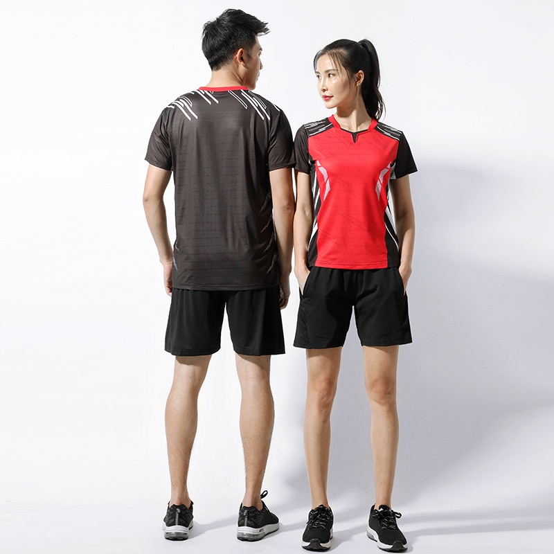 Áo Đồng Phục Bóng Bàn Chạy Bộ / Cầu Lông Nhanh Khô Cho Nam Và Nữ