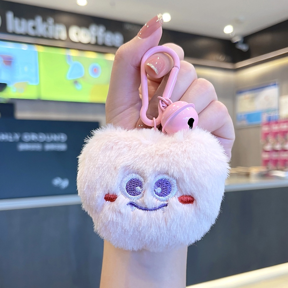 Móc Khóa Hình Quái Vật Mắt To Nhồi Bông Dễ Thương