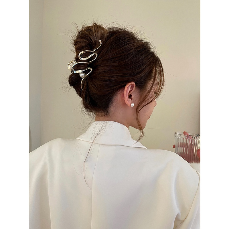 Kẹp Tóc Bản Lớn Phong Cách ins Cao Cấp Cho Nữ