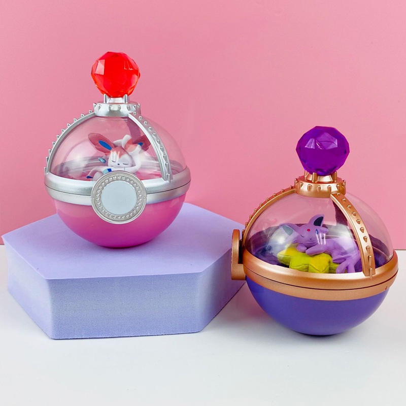 Set 6 Mô Hình Đồ Chơi Nhân Vật Trong Phim Hoạt Hình "Sleep Eevee Pikachu"
