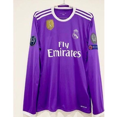 Áo Bóng Đá Dài Tay Real Madrid Mùa Giải 2016 / 2017 16 / 17