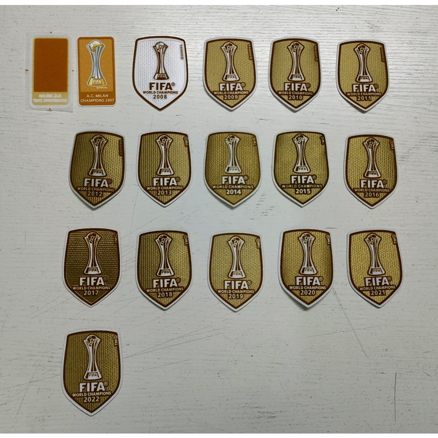 Football Patch Bagde World Club Champion (WCC) Golden Shield