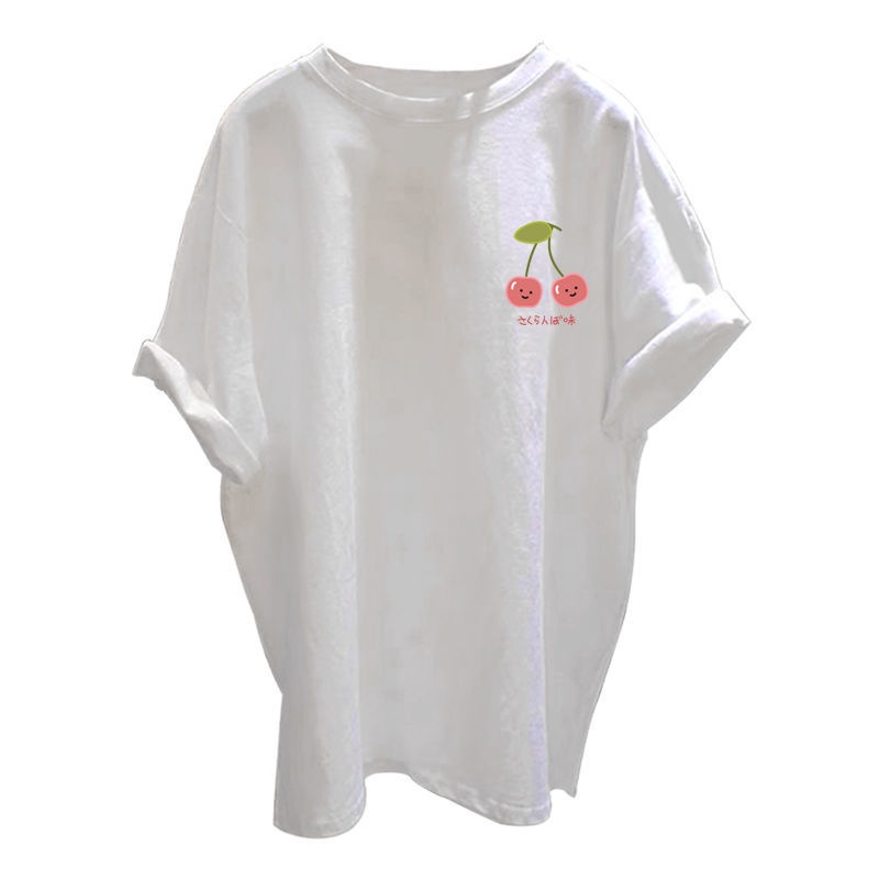 Jiashucheng Áo Thun Cotton Tay Ngắn Plus Size Phong Cách Hàn Quốc Thời Trang Mùa Hè Cho Nữ 100kg