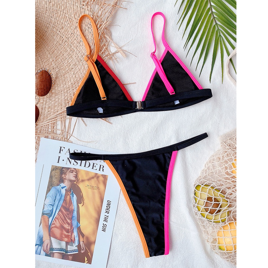 Bộ Đồ Bơi Hai Mảnh Màu Sắc Thời Trang Dành Cho Nữ