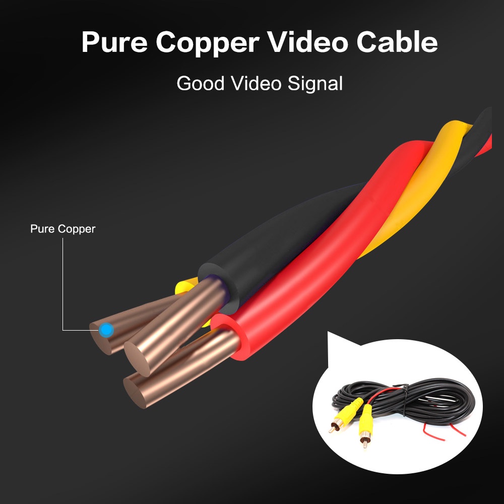 Camera Lùi Đỗ Xe Thông Minh ahd 1080p Hỗ Trợ Tầm Nhìn Ban Đêm