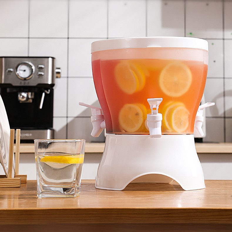 Bình Nước 3 Ngăn Có Thể Xoay Được Tiện Dụng Cho Gia Đình