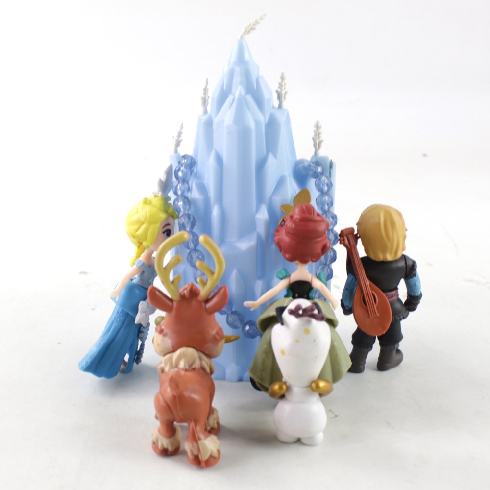 DISNEY Set 6 Mô Hình Đồ Chơi Nhân Vật Trong Phim Hoạt Hình "Frozen"